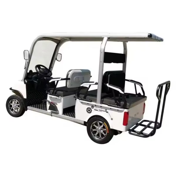 Custom New Design 4 Seaters Solar Powered 72v Mini Electric Golf Carts Electric 6 Seater For Sale (1)