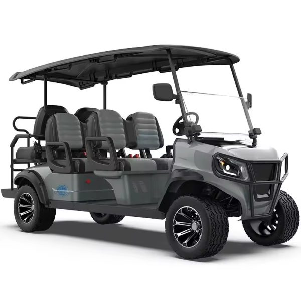 Custom New Design 4 Seaters Solar Powered 72v Mini Electric Golf Carts Electric 6 Seater For Sale (3)