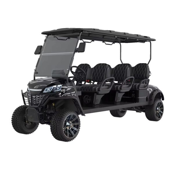 Hot Selling Cruise The Course In Comfort 6 Passenger Solar Electric Golf Cart Club Car (3)