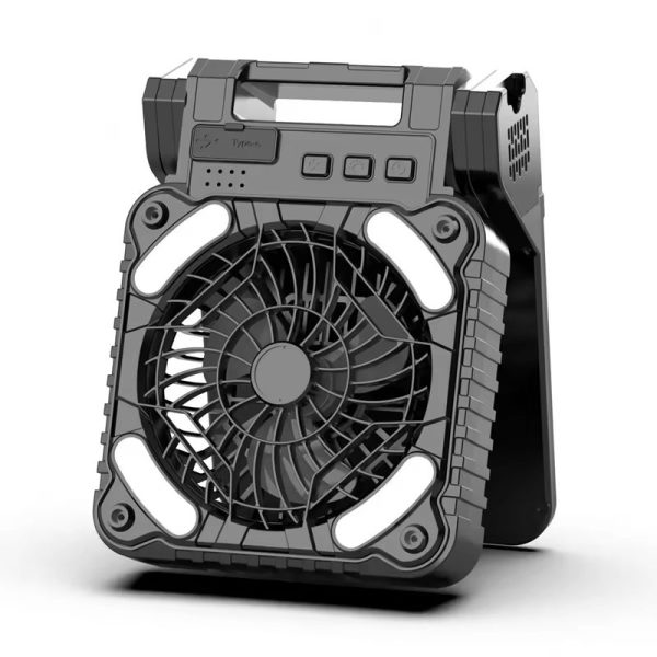 Sun Powered Fan Multifunctional 4 Speeds Powerful Wind (2)