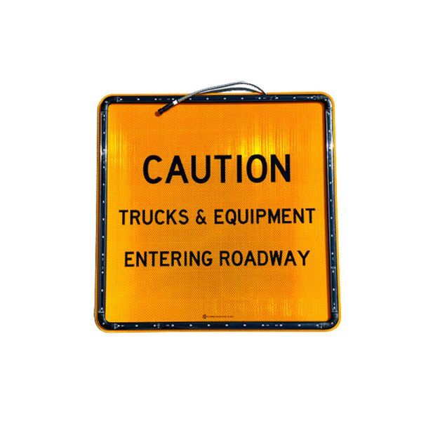 Solar Flashing Stop Sign 15w Custom Square Shape Solar Flashing Sign 1